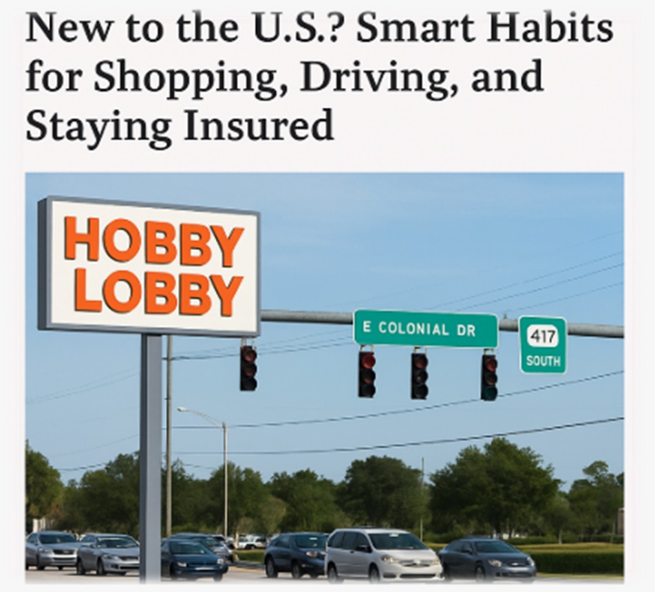 New to the U.S.? Smart Habits for Shopping, Driving, and Staying Insured